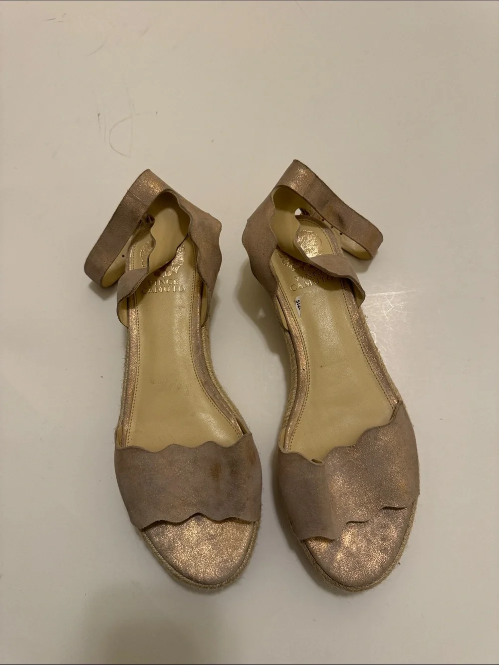 Vince Camuto Kamperla Rose Gold Sandals